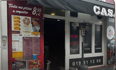 Devanture du restaurant Casa Pizza à Hannut